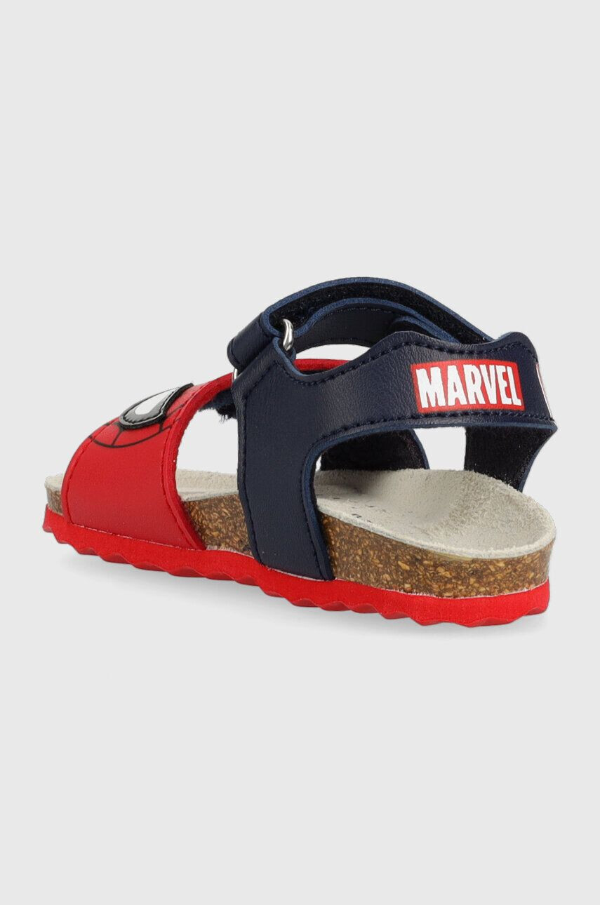 Geox Otroški sandali x Marvel rdeča barva - Pepit.si