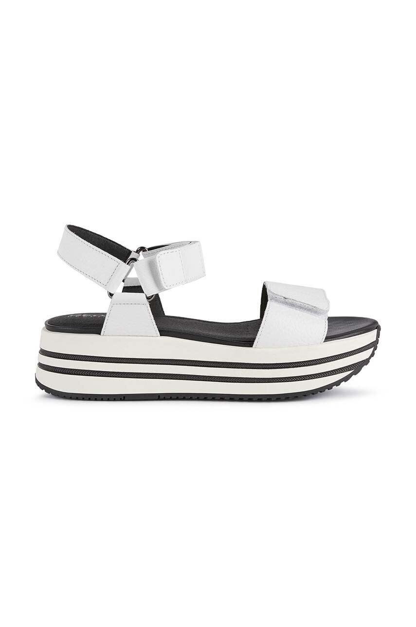 Geox Sandali D SANDAL KENCY ženski bela barva D25RSA 00046 C1000 - Pepit.si