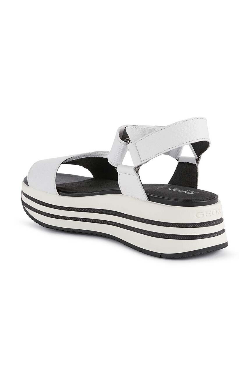 Geox Sandali D SANDAL KENCY ženski bela barva D25RSA 00046 C1000 - Pepit.si