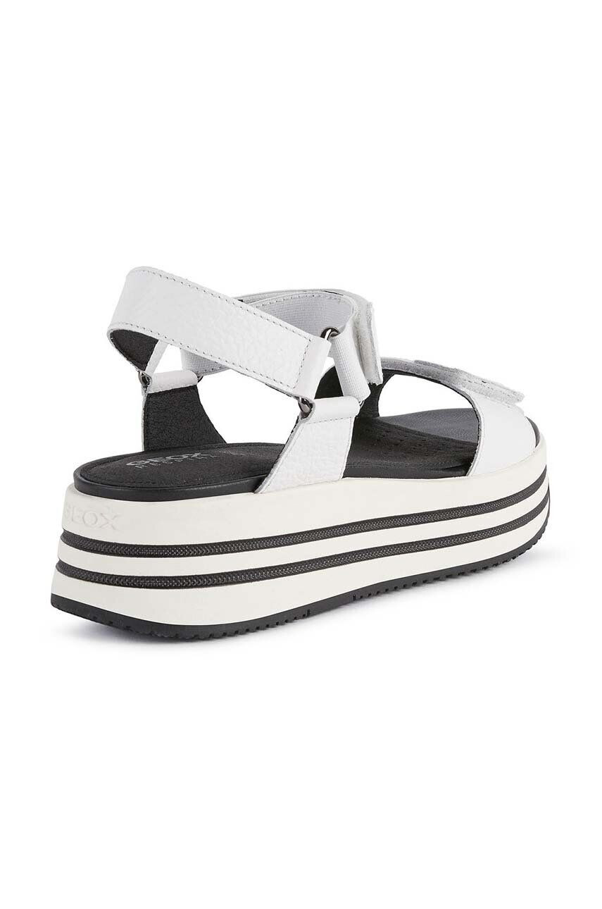 Geox Sandali D SANDAL KENCY ženski bela barva D25RSA 00046 C1000 - Pepit.si