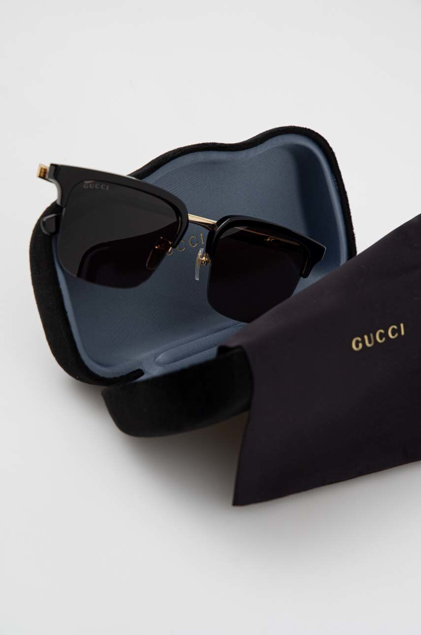 Gucci Sončna očala GG1226S moška črna barva - Pepit.si