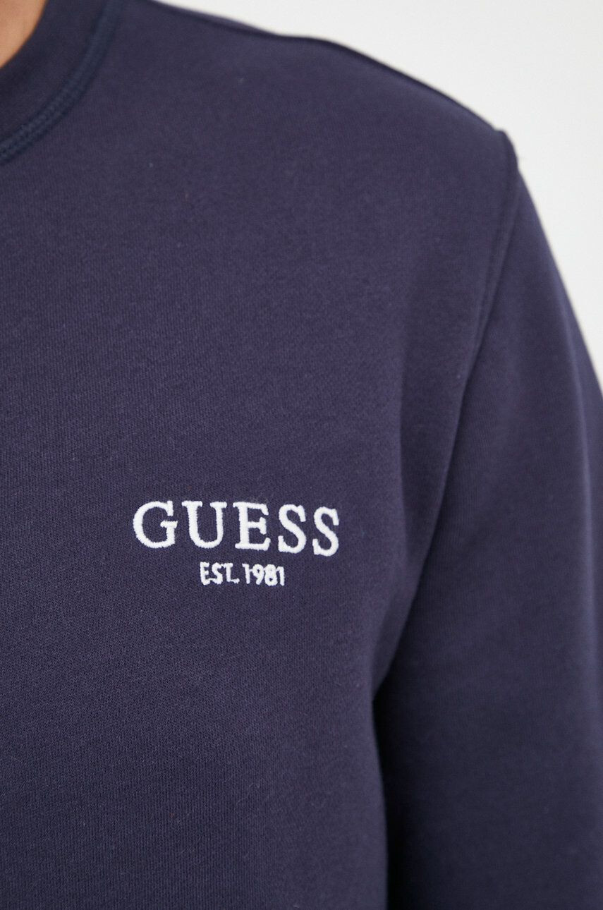 Guess Bluza ženska roza barva s kapuco - Pepit.si