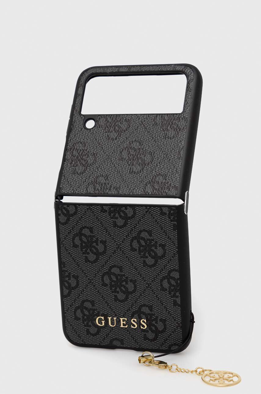 Guess Etui za telefon F721 Z Flip 4 siva barva - Pepit.si