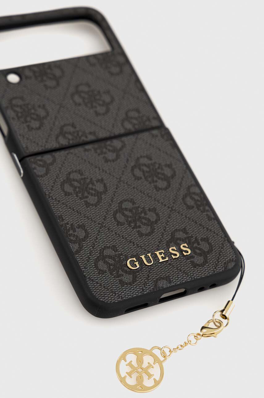 Guess Etui za telefon F721 Z Flip 4 siva barva - Pepit.si