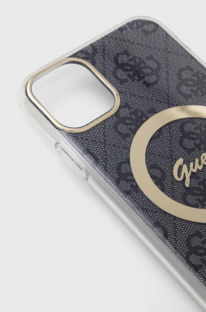 Guess Etui za telefon iPhone 11 6.1" siva barva - Pepit.si