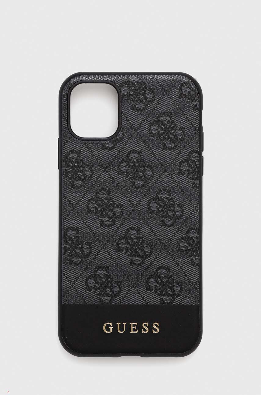 Guess Etui za telefon iPhone 11 61" / XR siva barva - Pepit.si