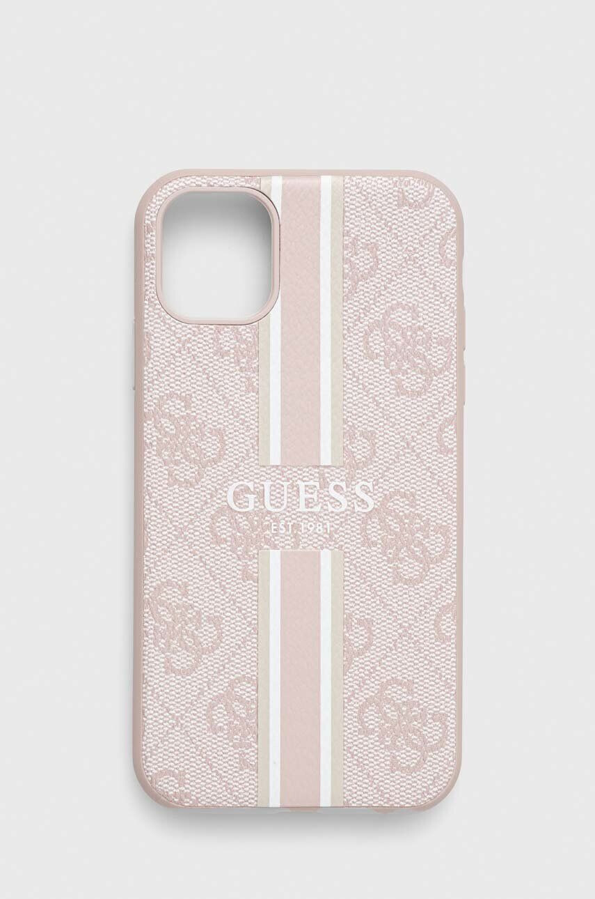 Guess Etui za telefon iPhone 11 / Xr roza barva - Pepit.si