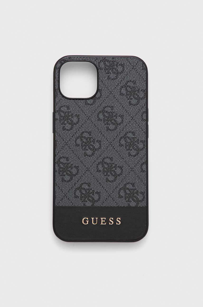 Guess Etui za telefon Iphone 13 61" rjava barva - Pepit.si