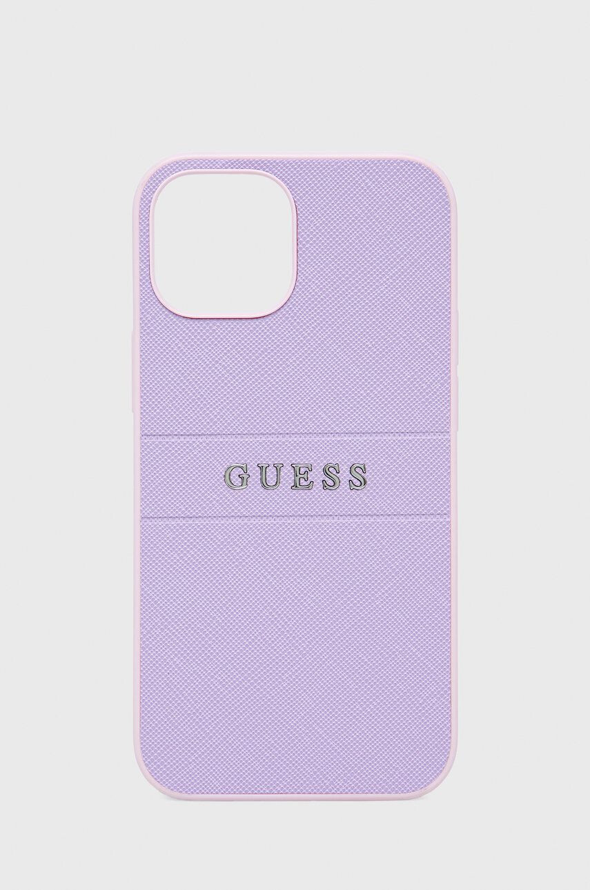 Guess Etui za telefon Iphone 13 Mini 54'' vijolična barva - Pepit.si