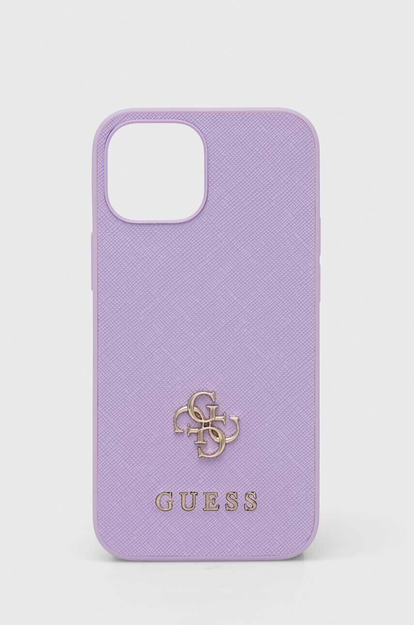 Guess Etui za telefon iPhone 13 mini 54'' vijolična barva - Pepit.si