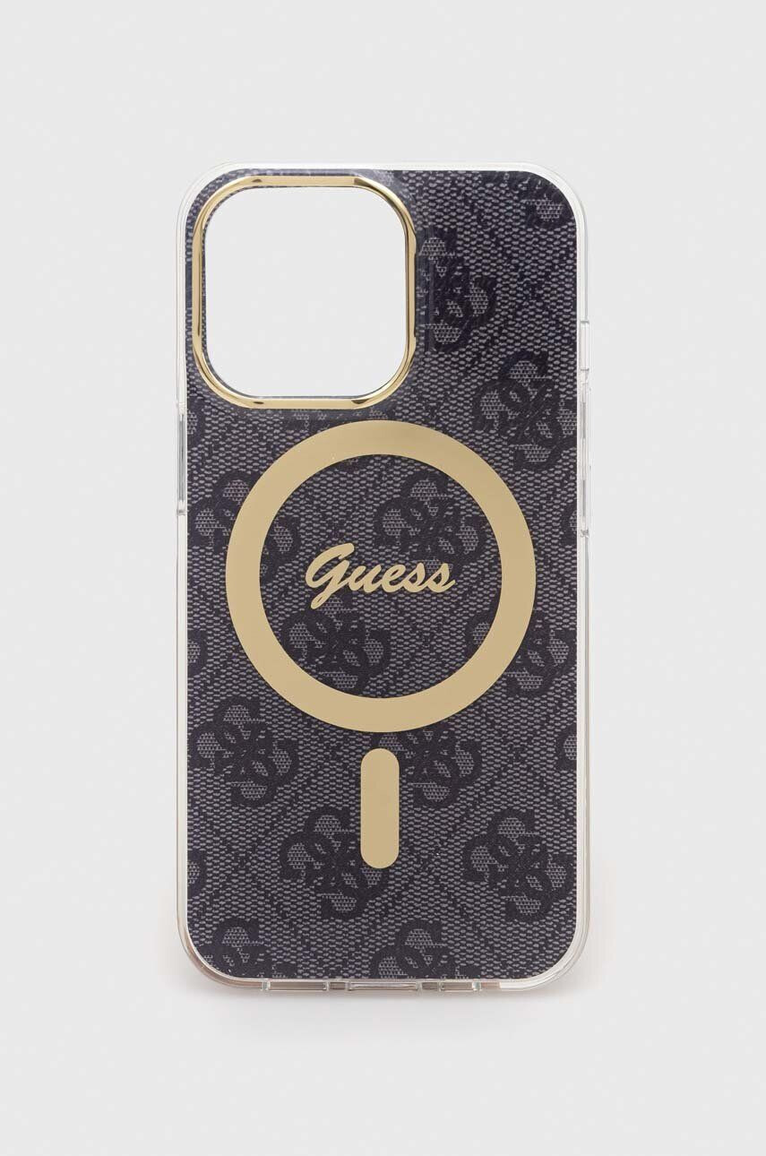 Guess Etui za telefon iPhone 13 Pro / 13 6.1" siva barva - Pepit.si