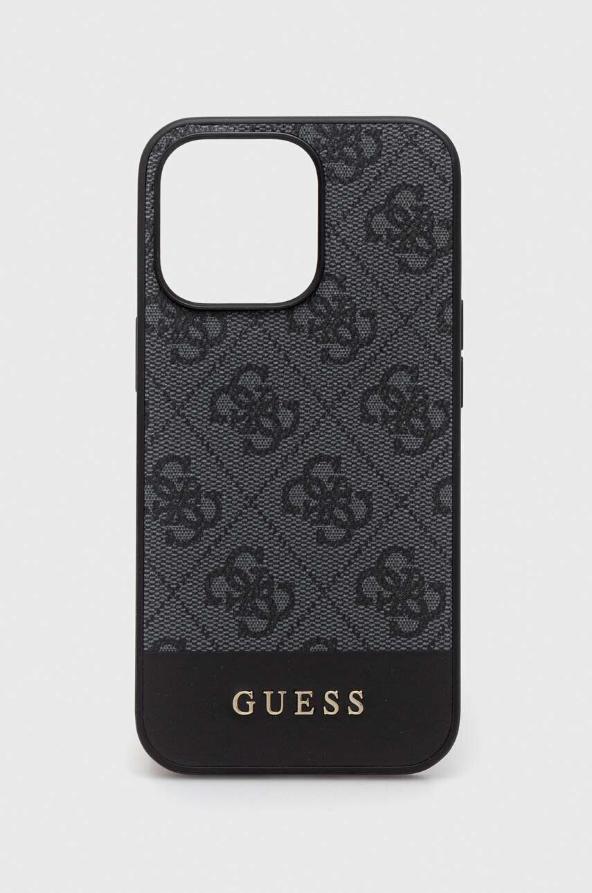 Guess Etui za telefon iPhone 13 Pro / 13 61" siva barva - Pepit.si