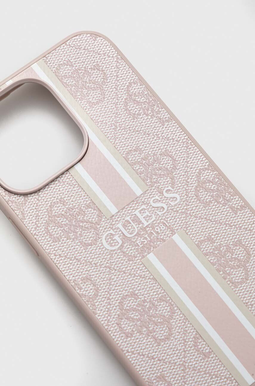 Guess Etui za telefon Iphone 13 Pro / 13 61" roza barva - Pepit.si