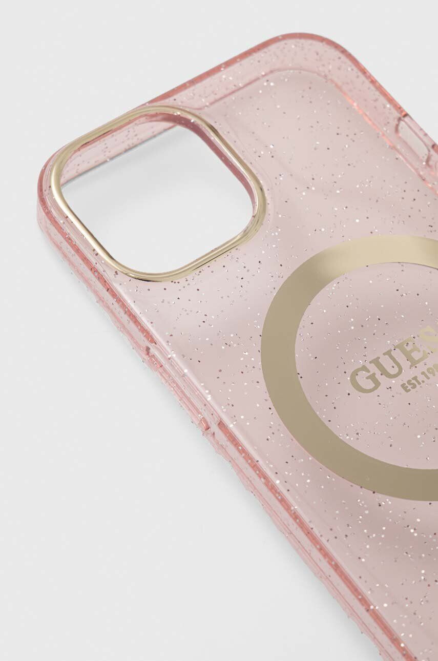 Guess Etui za telefon iPhone 14 6.1 siva barva - Pepit.si