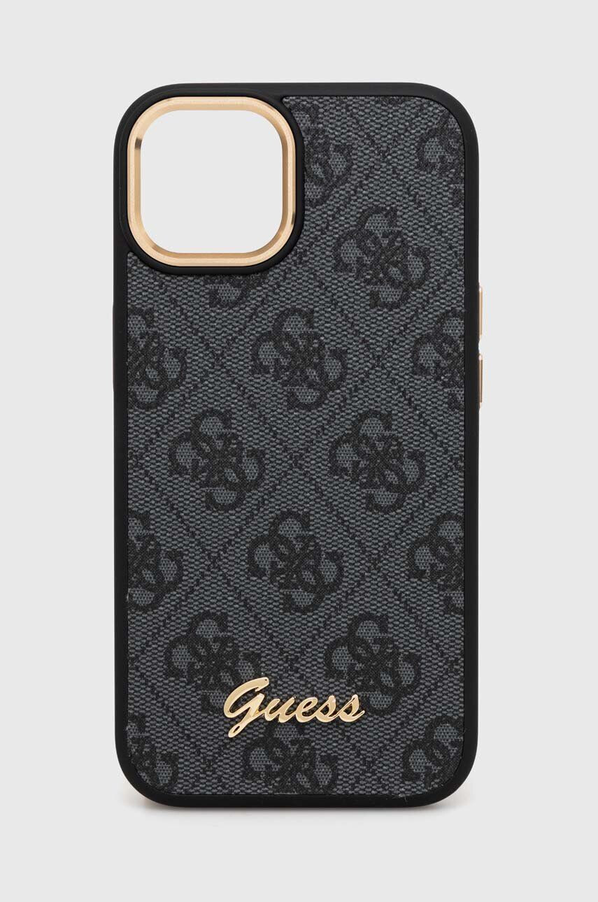 Guess Etui za telefon iPhone 14 61'' siva barva - Pepit.si