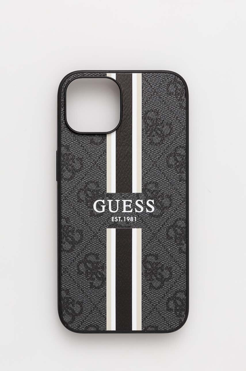 Guess Etui za telefon iPhone 14 61" siva barva - Pepit.si