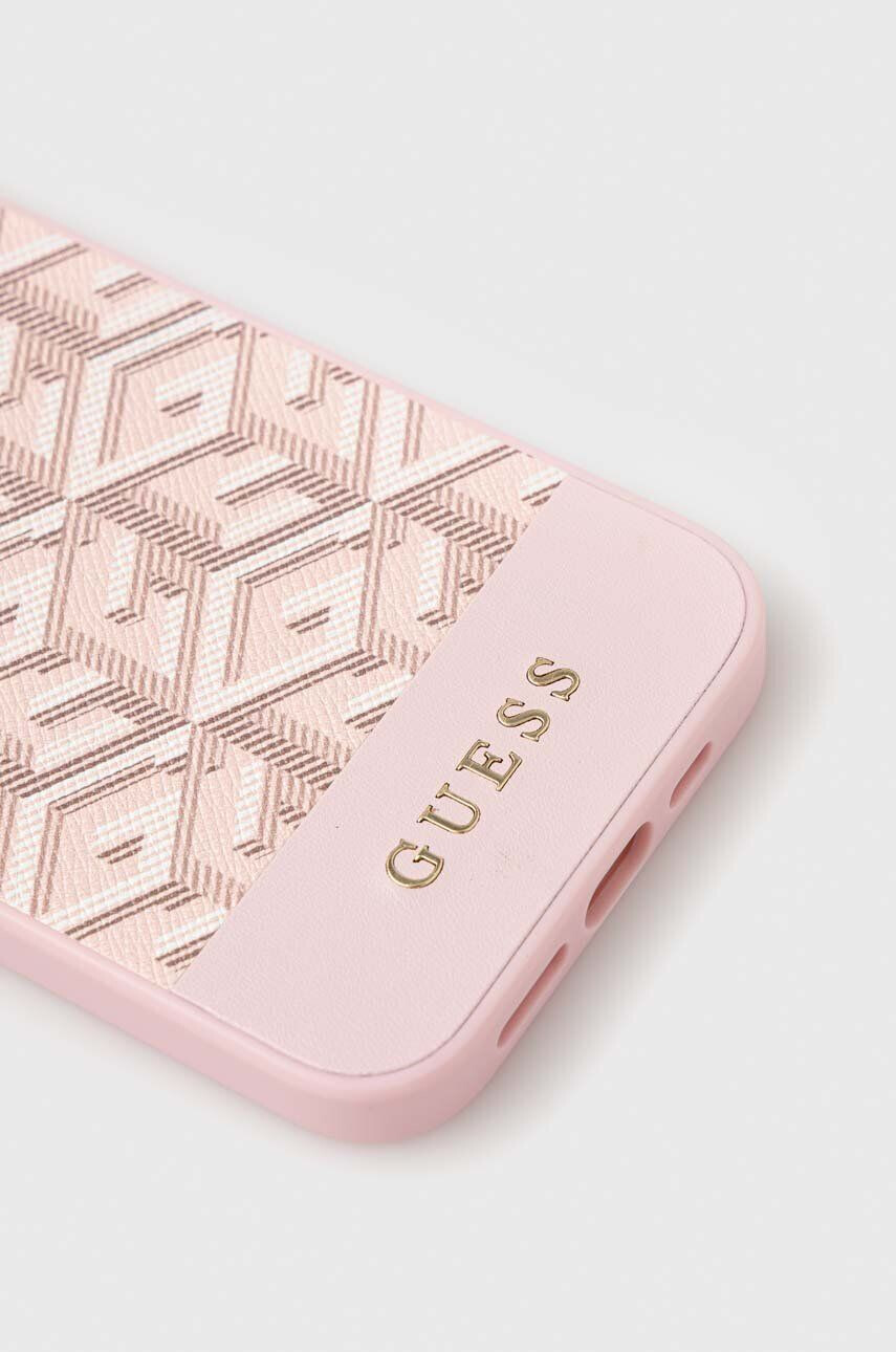 Guess Etui za telefon iPhone 14 61" roza barva - Pepit.si