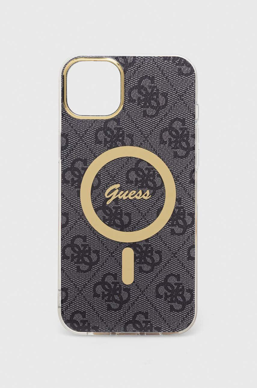 Guess Etui za telefon iPhone 14 Plus 6.7" siva barva - Pepit.si