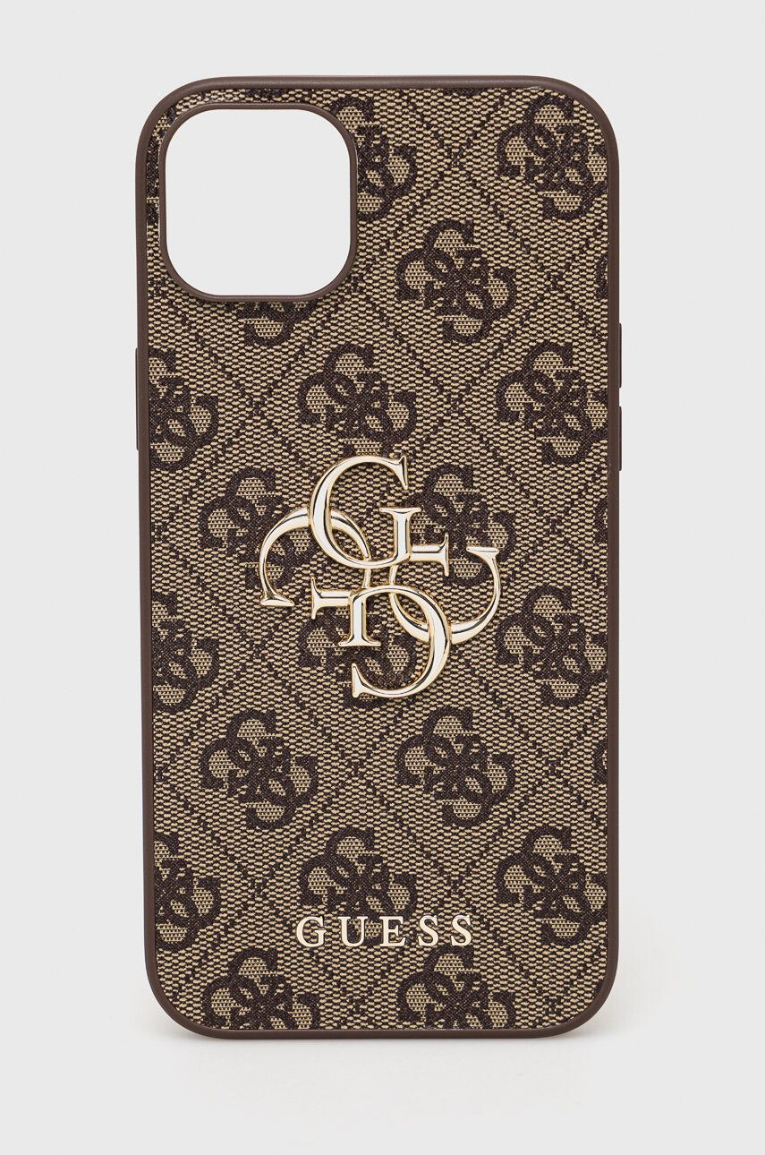 Guess Etui za telefon Iphone 14 Plus 67" rjava barva - Pepit.si