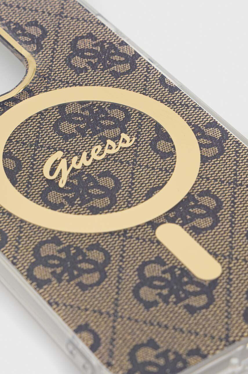 Guess Etui za telefon iPhone 14 Pro 6.1" siva barva - Pepit.si