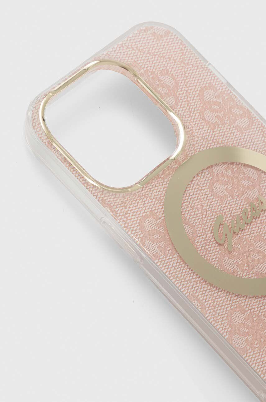 Guess Etui za telefon iPhone 14 Pro 6.1" roza barva - Pepit.si