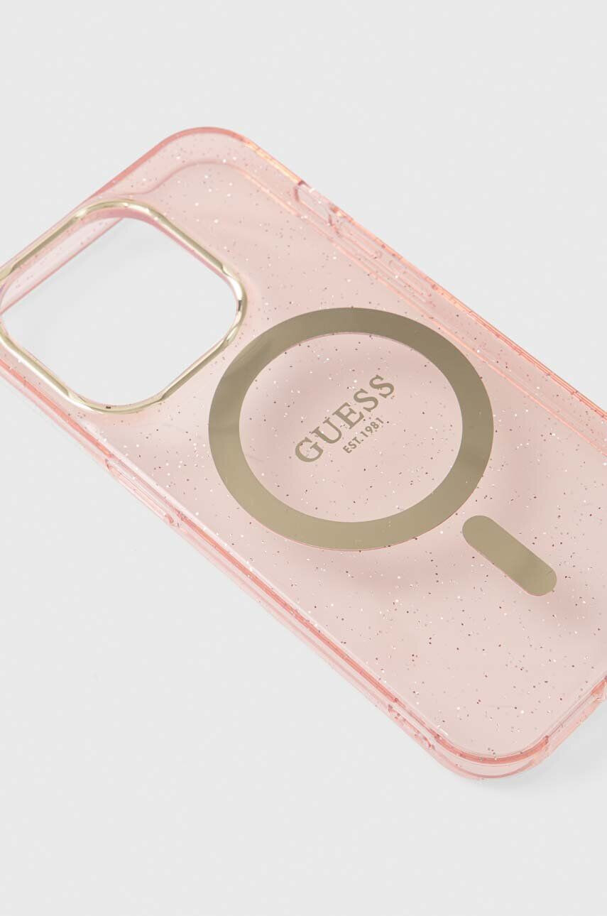 Guess Etui za telefon iPhone 14 Pro 6.1" roza barva - Pepit.si