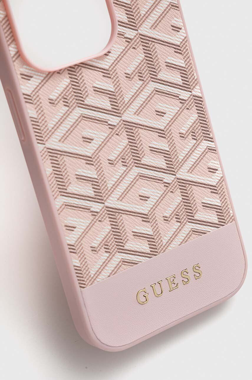 Guess Etui za telefon iPhone 14 Pro 61" roza barva - Pepit.si