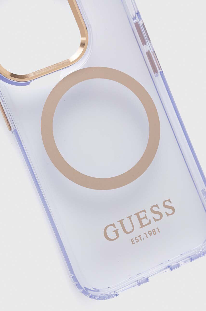 Guess Etui za telefon iPhone 14 Pro 61" vijolična barva - Pepit.si