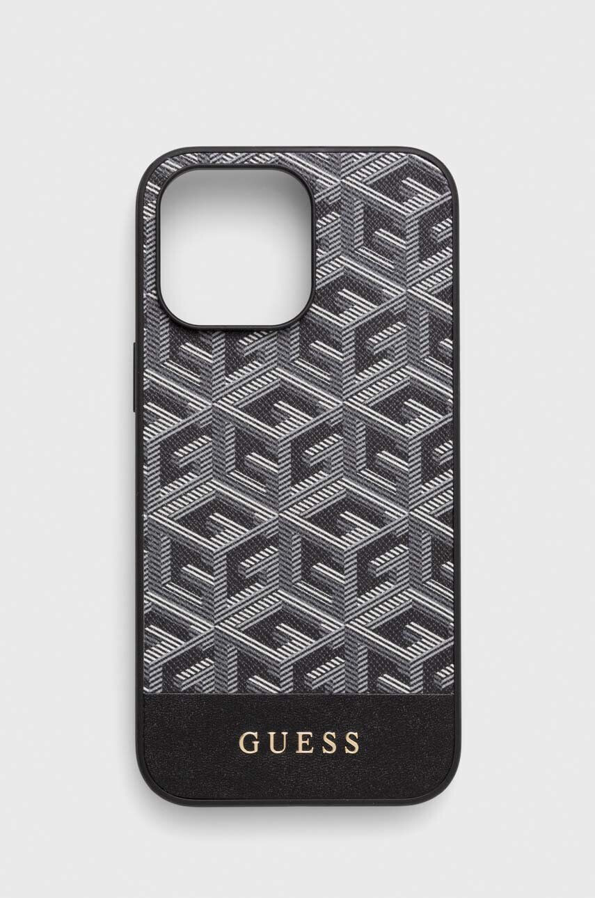 Guess Etui za telefon iPhone 14 Pro Max 6.7" siva barva - Pepit.si