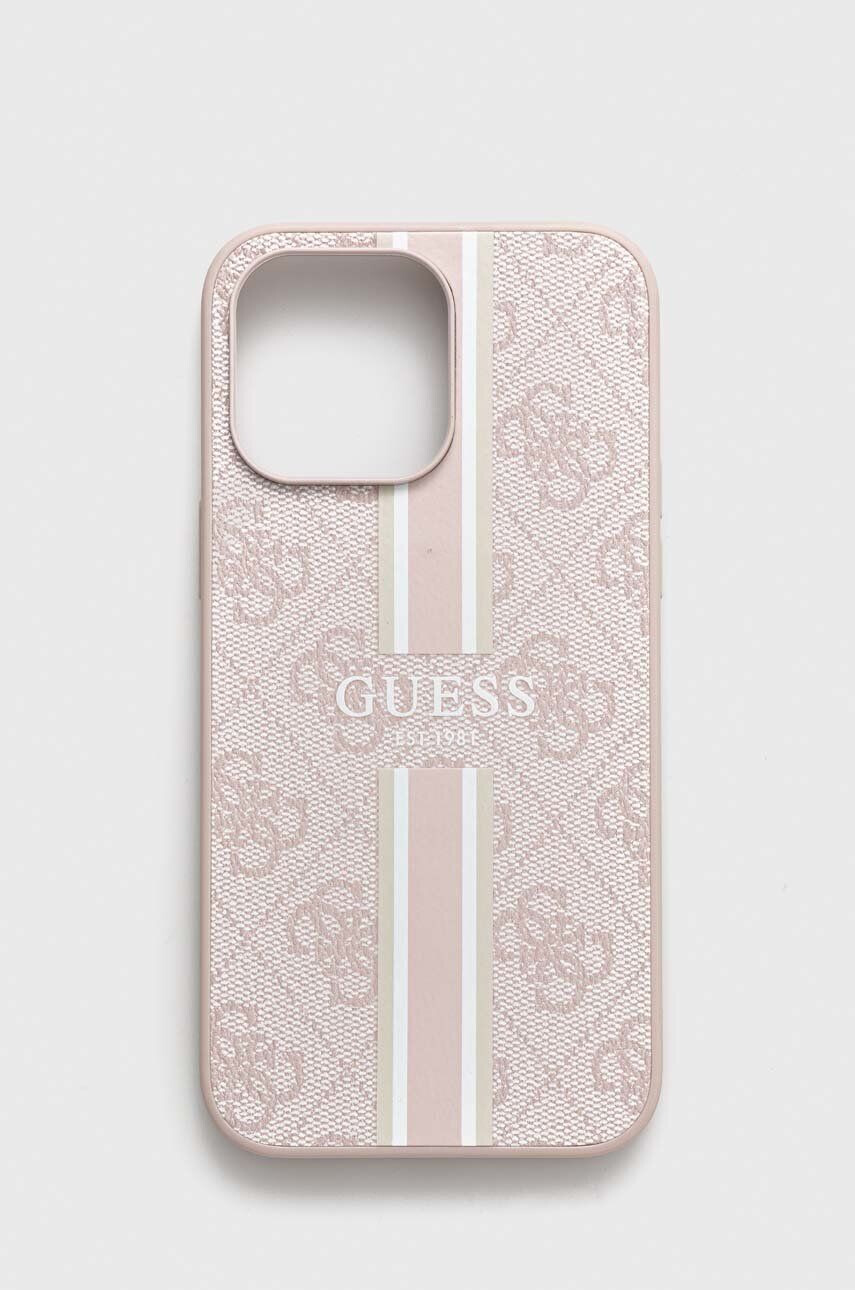 Guess Etui za telefon iPhone 14 Pro Max 67" roza barva - Pepit.si