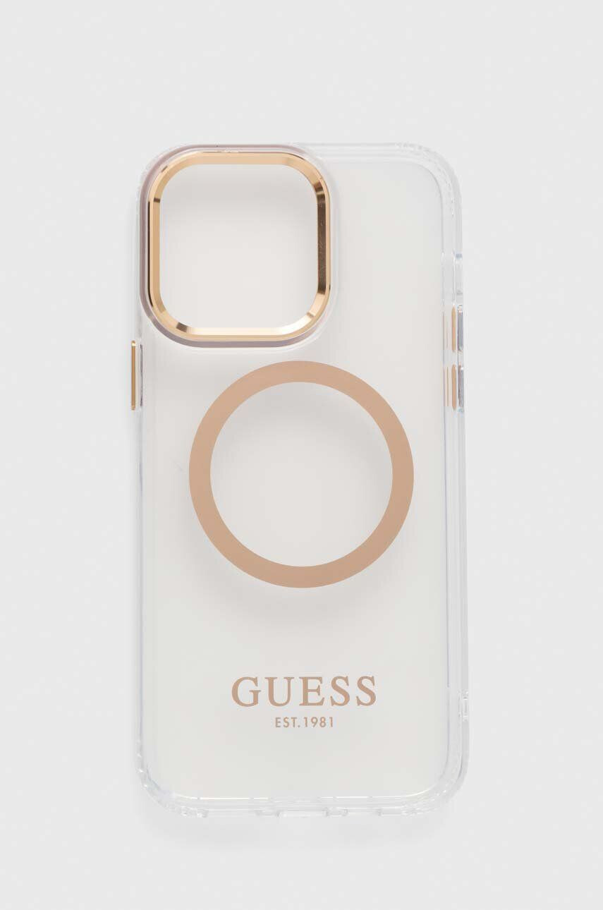 Guess Etui za telefon iPhone 14 Pro Max 67'' prozorna barva - Pepit.si