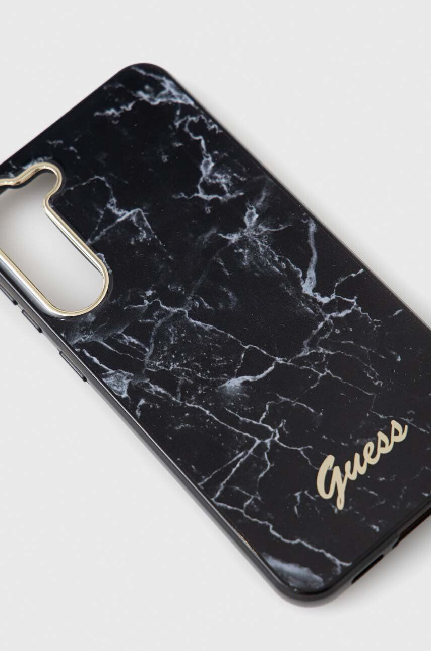 Guess Etui za telefon S23 +S916 črna barva - Pepit.si