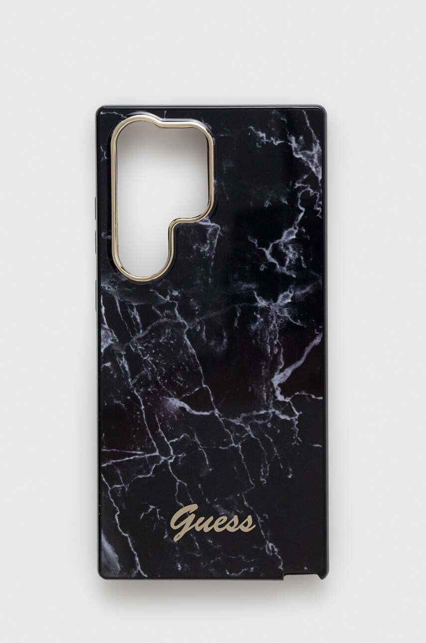 Guess Etui za telefon S23 Ultra S918 črna barva - Pepit.si