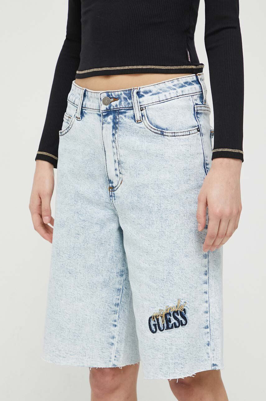 Guess Originals Jeans kratke hlače ženski - Pepit.si