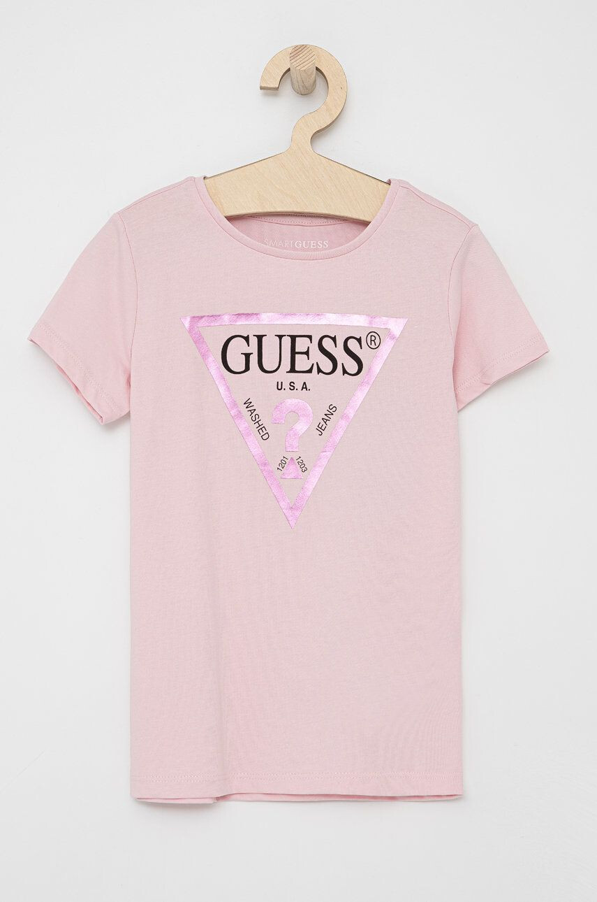 Guess Otroški bombažen t-shirt - Pepit.si