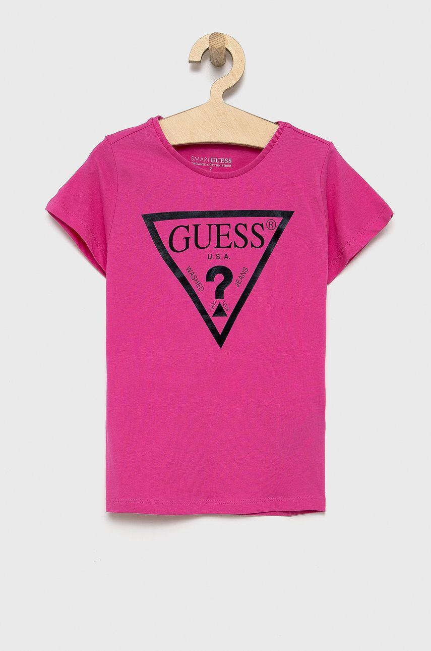 Guess Otroški bombažen t-shirt - Pepit.si