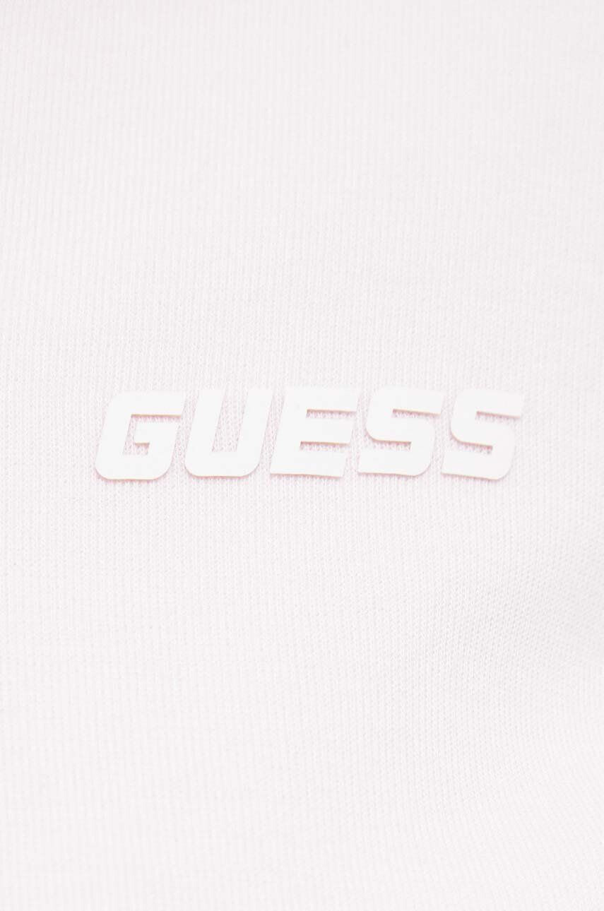 Guess Pulover ženska roza barva - Pepit.si