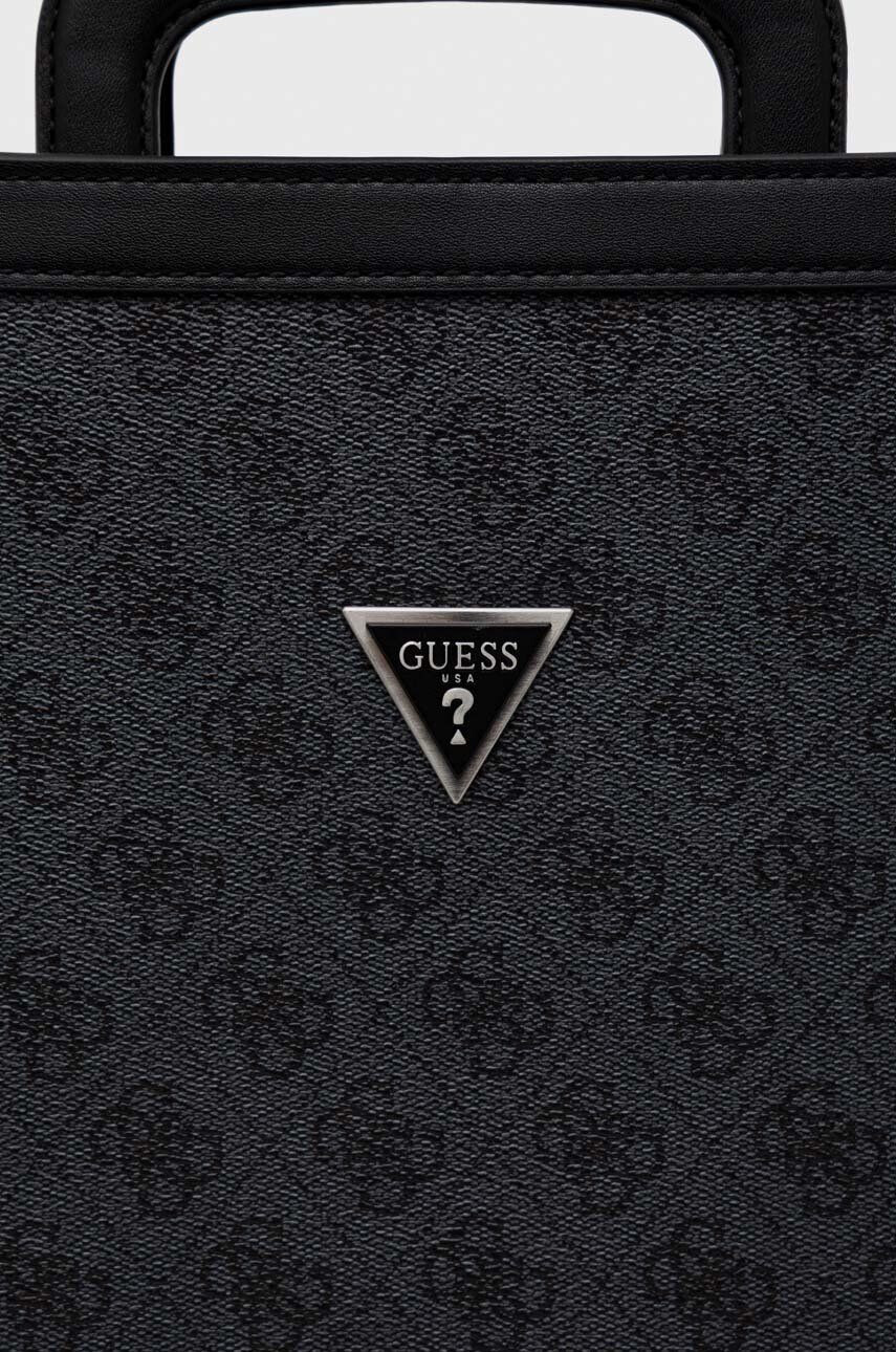 Guess Torba rjava barva - Pepit.si