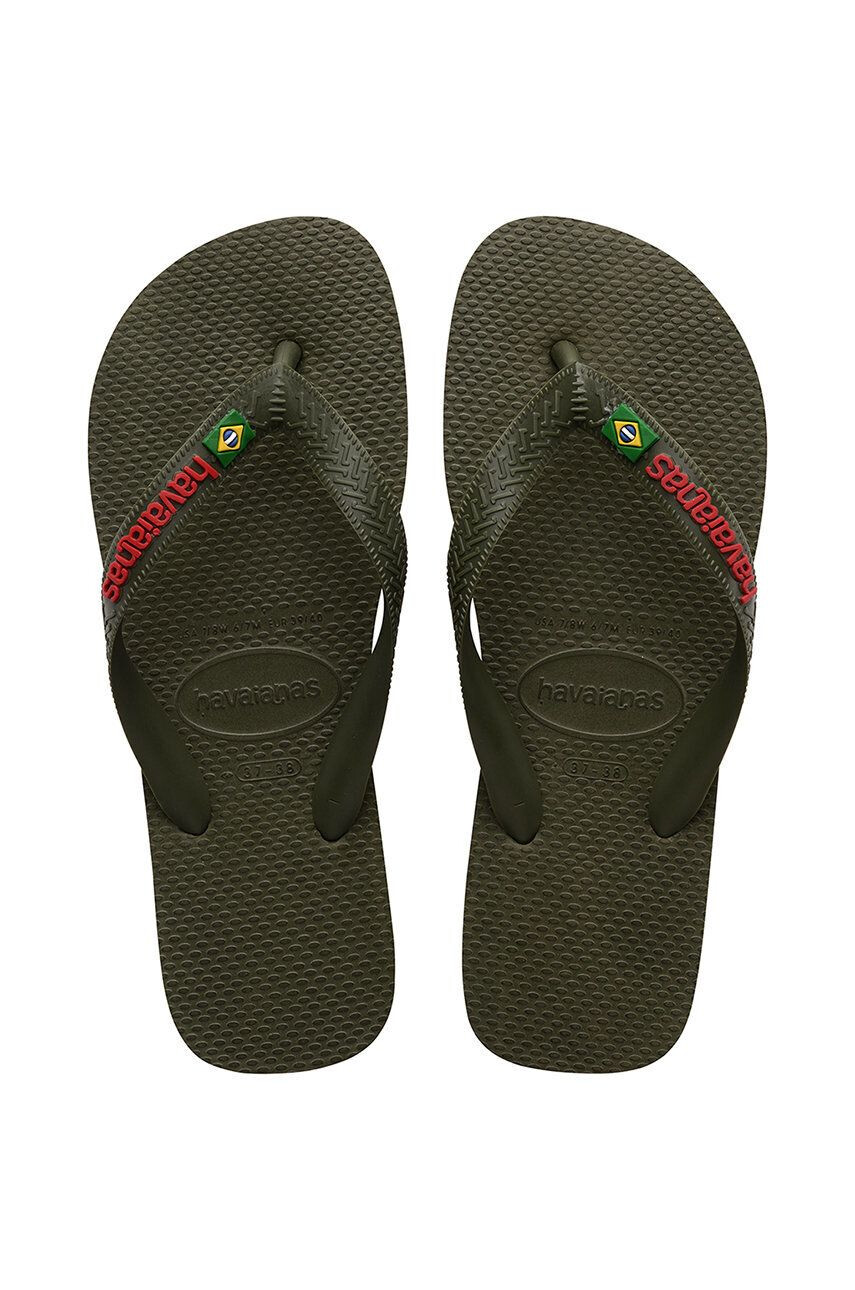 Havaianas Japonke Brasil zelena barva - Pepit.si