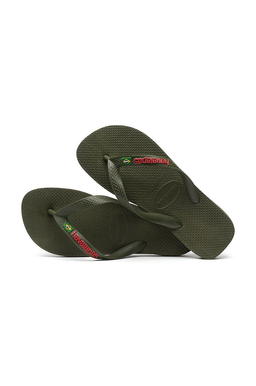 Havaianas Japonke Brasil zelena barva - Pepit.si