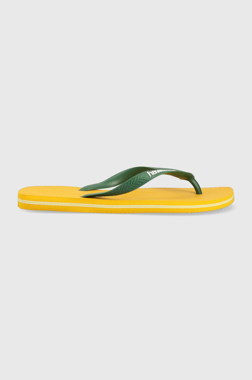 Havaianas Japonke BRASIL LOGO moške rumena barva 4110850.1740 - Pepit.si