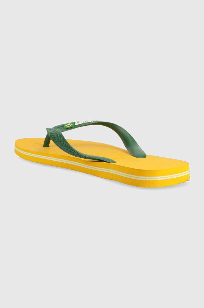 Havaianas Japonke BRASIL LOGO moške rumena barva 4110850.1740 - Pepit.si