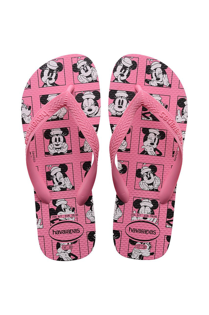 Havaianas Japonke Top Disney ženske roza barva - Pepit.si