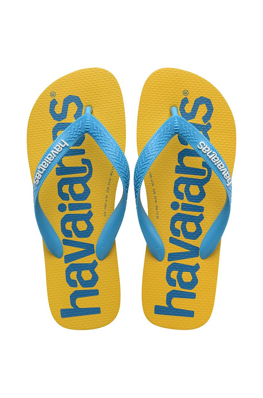 Havaianas Japonke Top Logomania bež barva - Pepit.si