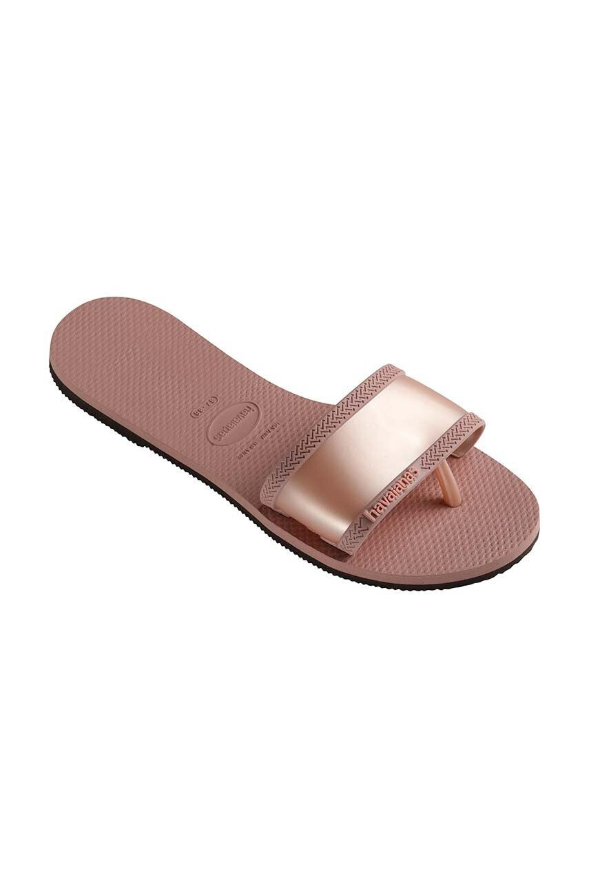 Havaianas Natikači YOU ANGRA ženski roza barva 4147238.3544 - Pepit.si