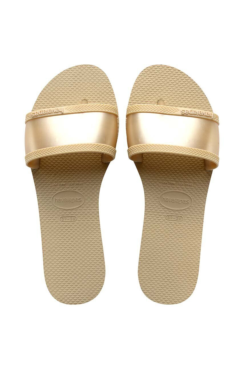 Havaianas Natikači YOU ANGRA ženski bež barva 4147238.0154 - Pepit.si