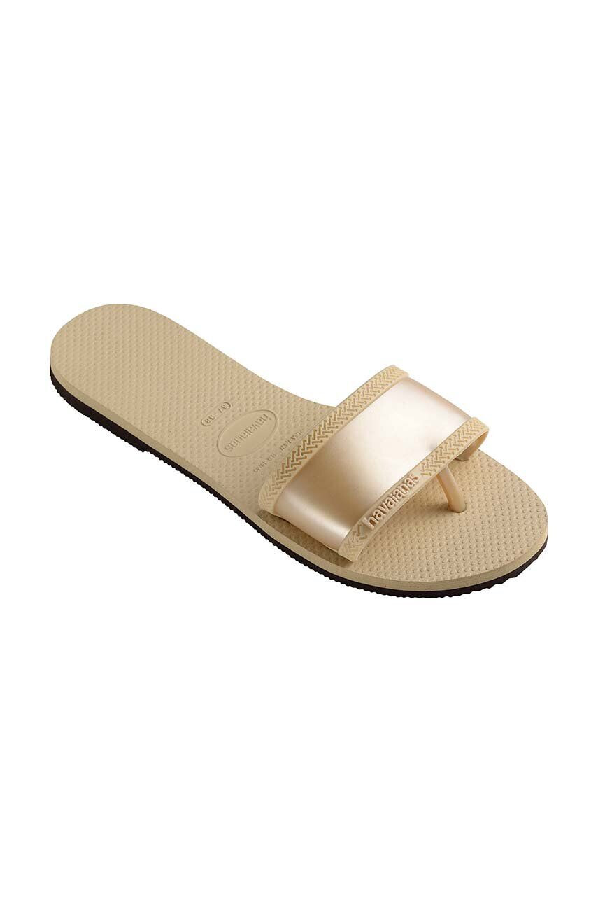 Havaianas Natikači YOU ANGRA ženski bež barva 4147238.0154 - Pepit.si