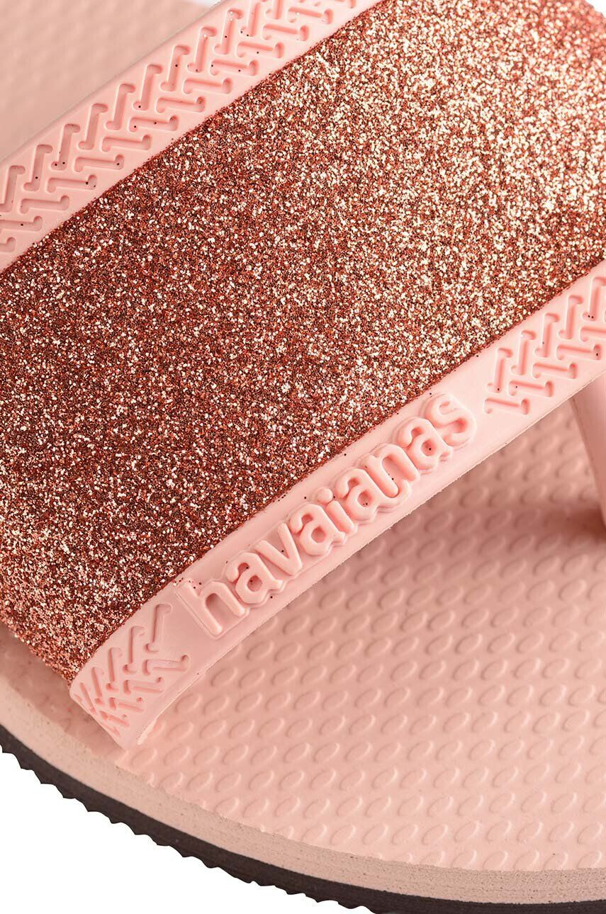 Havaianas Natikači YOU ANGRA GLITTER ženski roza barva 4148294.0076 - Pepit.si