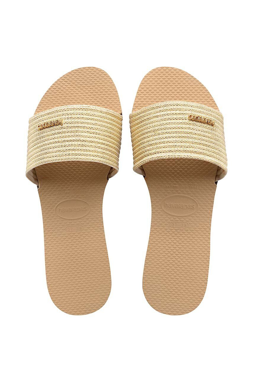 Havaianas Natikači YOU MALTA METALLIC ženski zlata barva 4147312.0570 - Pepit.si