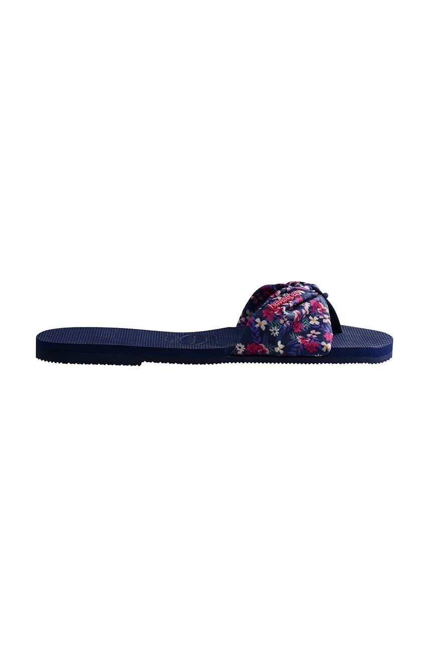 Havaianas Natikači YOU ST TROPEZ ženski mornarsko modra barva 4148246.0555 - Pepit.si